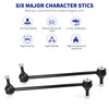 LCWRGS 2pcs K7258 Front Stabilizer Sway Bar End Link Compatible