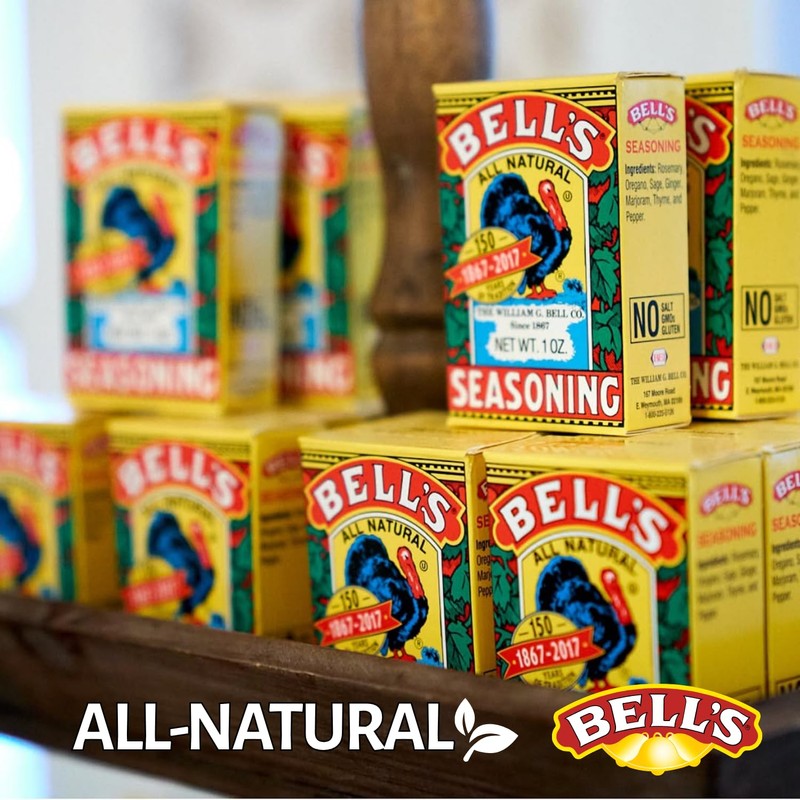 Bell's All Natural Seasoning 1oz Box, Classic Salt-Free Poultry Blend,