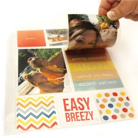 Simple Stories SNAP4065 Snatp! Photo Flips for 6 by 8-Inch Binders, 4 by 6-Inch, 12-Pack
