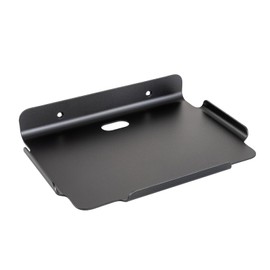 Shinewider 10'' Floating Shelves for Wall,Metal Wall Shelf for Wall Storage,for Smart Home,Speakers, Router,Camera,Plants,Wall Managment for Bedroom,Bathroom, Living Room(Black)