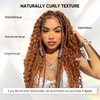 Human Braiding Hair 22 Inch 100g Honey Blonde Deep Wave