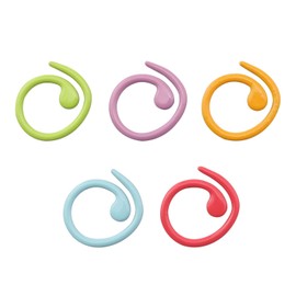 XGNG 1 paquete (30 unidades) anillos de costura coloridos con marcadores de gancho, tapones de agujas de tejer para tejer, tapones de punto, tapones para tejer ganchillo, accesorios de tejer