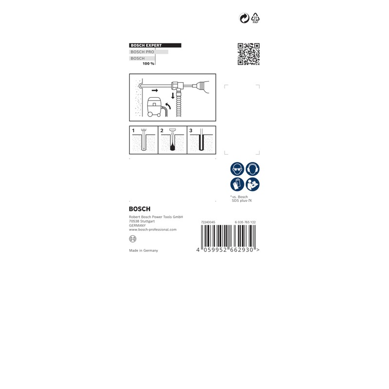Bosch 1 x Expert SDS Clean plus-8X hammer drill bit