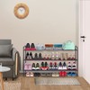 MISSLO Long 3 Tier Shoe Rack for Closet Shoe Organizer