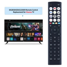PZL EN2B36H Remote Control Replacement for Hisense Smart TV EN2B36H ZDA5220809 32A4H 43A4H 40A4H 32A4HAU 40A4HAU 58A6HAU