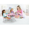 Badger Basket Elegant Tea Time Metal Doll Table and Chair