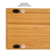 Wooden Calculator Solar Battery Powered 18 Keys Large LCD Display