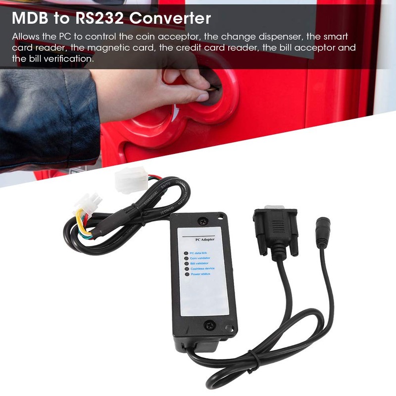 125 MDB Payment Device to PC Converter, RS232 Adapter Bill