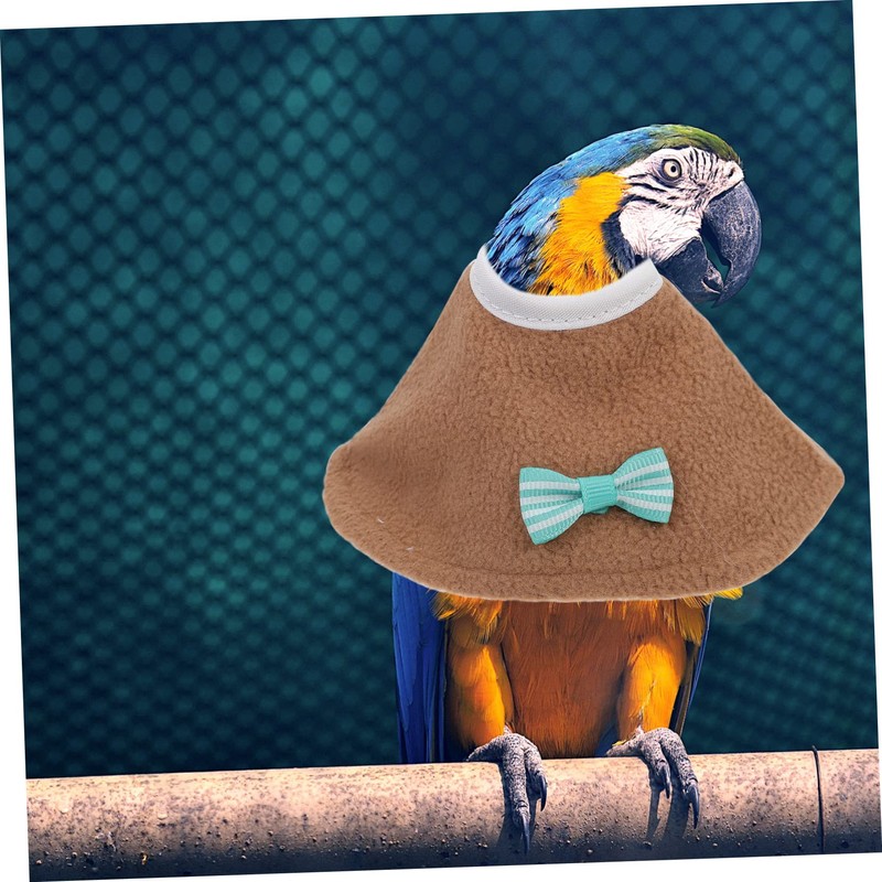 Levemolo Anti-Pecking Bird Collar Parrot Neck Ring Protective Fashionable 2