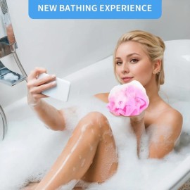 WENYINGOK 3 Pack Exfoliating Washcloth Back Scrubber for Shower,Japanes