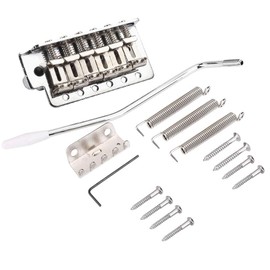 Guitar Tremolo Bridge, Electric Guitar Single Locking System with Bar Repair Parts for Fender Guitars Squier Tremolo Bridge Squier Electric Parts
