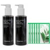 Innisfree Black Volcanic Pahar Pore Cleansing Oil 2pcs + Green Tea Mask 5pcs / 이니스프리 블랙 화산송이 파하 모공 클렌징 오일 2개+그린티마스크 5매