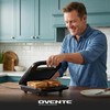 OVENTE Electric Panini Press Grill with Nonstick Plates, LED Indicator