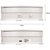 Andoer 6-inch Mirror Display Turntable Stand Motorized 360° Rotating 17-30S/R