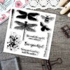 LZBRDY Summer Days Dragonfly and Bee Craft Stamps and Dies