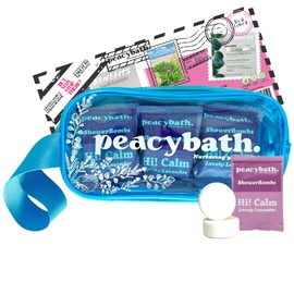 Shower Steamers Aromatherapy 6 Pack Christmas Gifts for Women, Stocking Stuffers, Birthday Gifts for Mom, White Elephant Gift, Travel Essentials, Self Care - Lavender, Bath Set