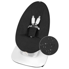 SNOOZYNEST Waterproof Swing Cover Compatible with New Model FOR Moms Swing 5 Launched 2022, Soft Corduroy Fabric, Premium Quality, Machine Washable Black (Only a Cover)