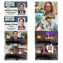 GTOTd Funny Meme Credit Card Sticker Skin (8Pcs) Gifts Merch Waterproof Decal for Covering Debit Card and Transportation Card Covering