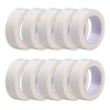 10 Cinta Micropore Para Extensión Pestañas 1x1 Sin Pelusa Blanco