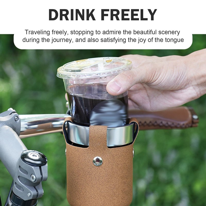 MOXRUQ Bike Water Bottle Holder, Coffee Cup Holder, Bicycle Bottle