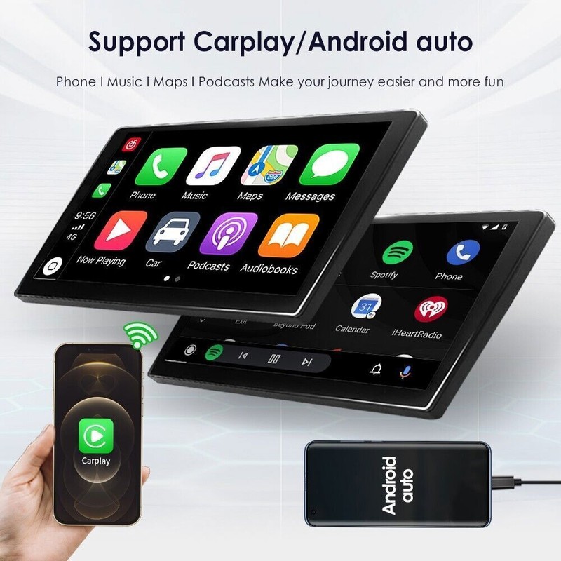 For Toyota Tacoma 2005-2013 64G Carplay Android 13 Car Stereo