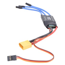 VGEBY Brushless ESC, 30A Brushless ESC XT60 Electronic Speed Controller Compatible for RC Remote Control Drone Helicopter Modeling Accessories Rc Esc Brushless