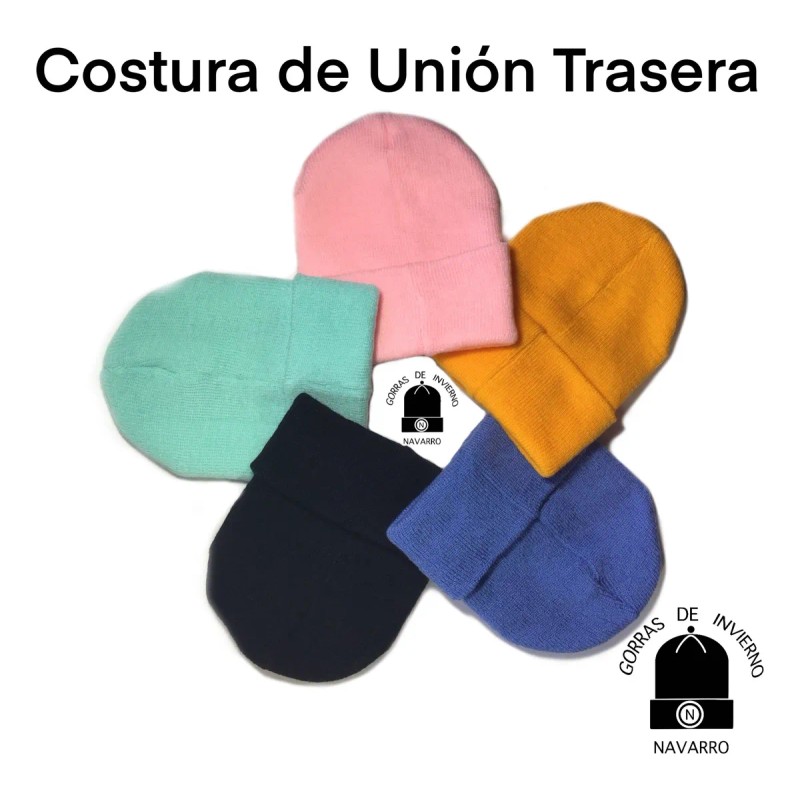Gorro Bonete Paquete 10 Pzs Beanie Liso Gorrito Tejido Bini