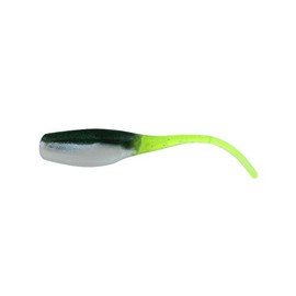 Relax Stinger Shad 2 Inch Pin Tail 5 cm Dropshot Pack of 4 006 Black Green
