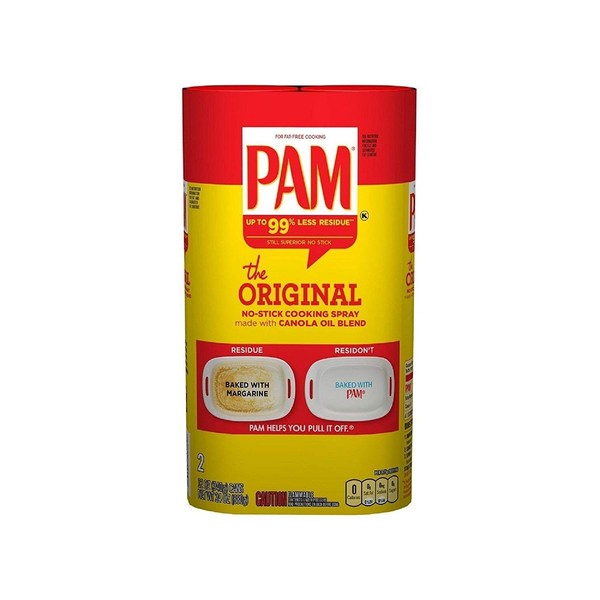 Pam Original Non-Stick Cooking Spray, 12 Ounce (Pack of 2)