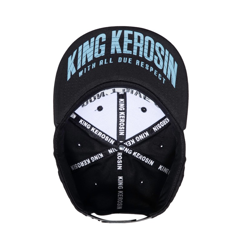 King Kerosin Men's Snapback Cap • Flat Brim • 3D