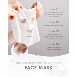 KisoCare KisoCare Facial Sheet Mask 24 Combo Pack [Japanese]- Hydrating and Soothing with a blend of key ingredients