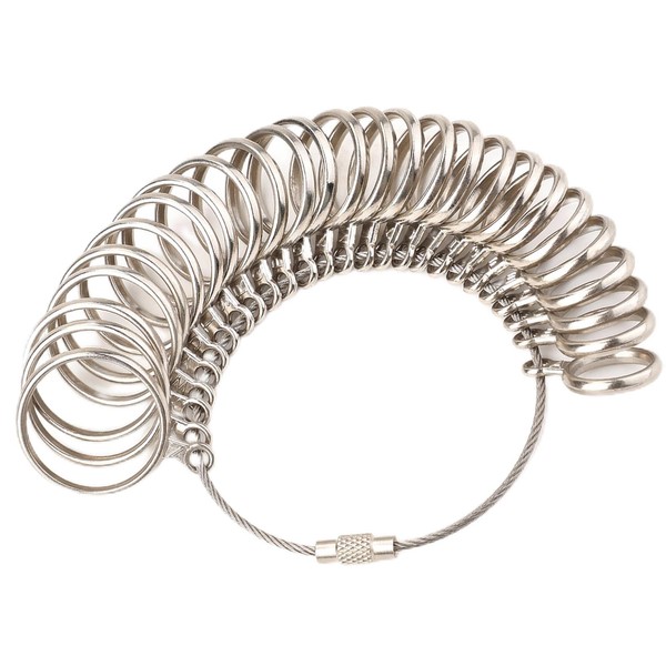 Ring Sizer UK, Ring Sizer Tool A-Z Metal Ring Measurement