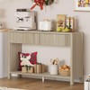 FATORRI Console Table for Entryway Storage, Wood Sofa Table for