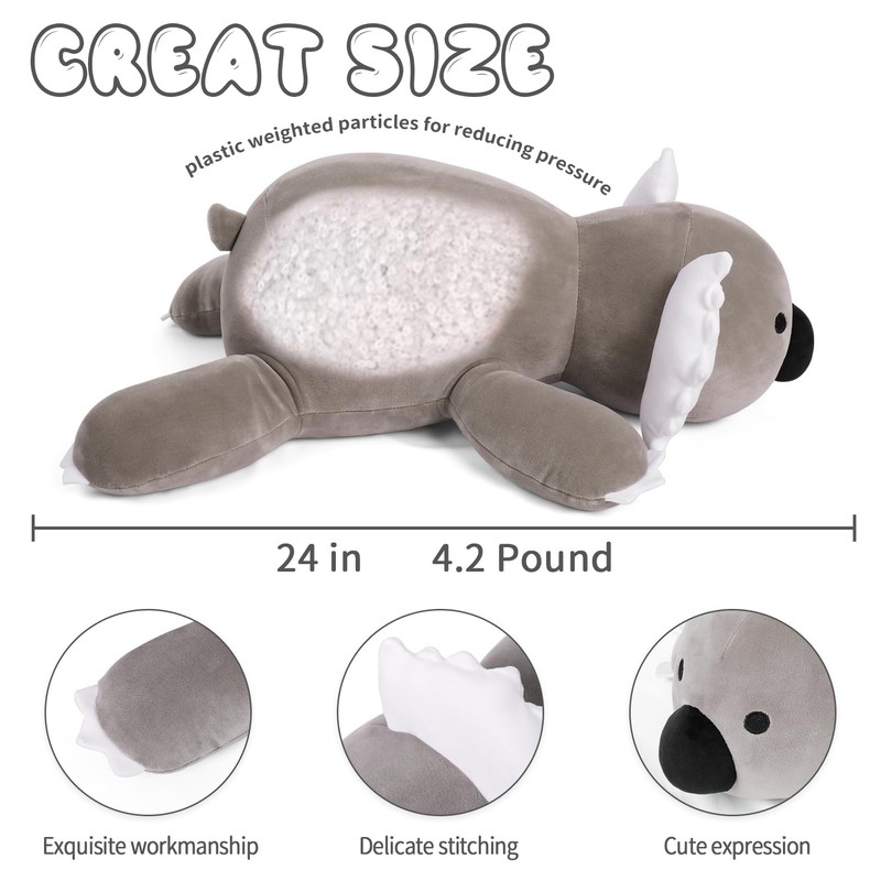 24in 4.2lbs Koala Weighted Stuffed Animals, Koala Stuffed Animal, Comfortable