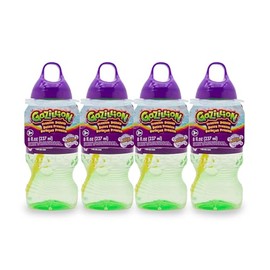 Gazillion 8 Ounce Bubble Solution 4 Pack - Great Bubbles for Kids, Great for Kids Parties, Non-Toxic & Safe