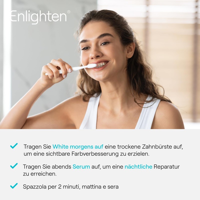 Enlighten Duo Care - Whitening Toothpaste and Repairing Toothpaste Care