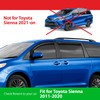 Goodyear Shatterproof in-Channel Window Deflectors for Toyota Sienna 2011-2020, Rain
