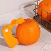 4 Pack Orange Peeler, Easy Open Orange Lemon Citrus Peeler