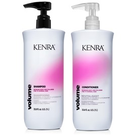 Kenra Professional Volume Shampoo & Conditioner Set | Creates Body, Bounce & Fullness | Increases Volume up to 45% | Adds Shine | Color Safe | Fine To Normal Hair