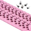 10 Pairs Cluster Eyelashes Natural Look Manga Lush Cluster C