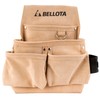 BELLOTA PC4BOL Leather Tool Bag with 4 Pockets for Hammer