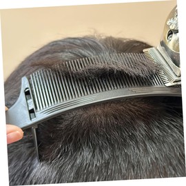 IWOWHERO 1set Barber Hair Cutting Combs for Men Shaped Clipper Combs Ergonomic Grip Hair Styling Tools Essential Barber Accessories