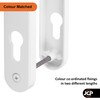 JCP PRO uPVC Door Handle Pair Set Sprung 92 PZ