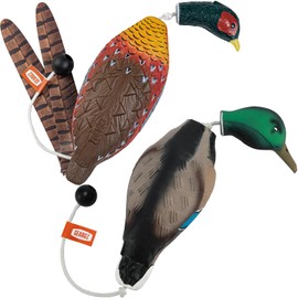 GearOZ Duck & Pheasant Dummy Bumper for Hunting Gun Dog Training Waterfowl Hunting Retriever, Mimics Dead Fowl Retrieval Trainer Interactive Train Toys for Hunting Dog, Floating & Durable