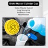 YUEARN Brake Fluid Cap, Brake Master Cylinder Reservoir Cap Replacement