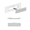 sossai® Aluminium Ventilation Grille - Alucratis (2 Piece) | Rectangular