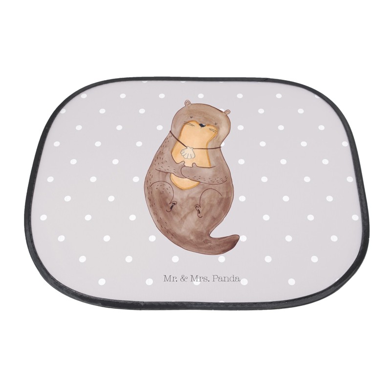 Mr. & Mrs. Panda Car Sun Shade Otter Shell Gift