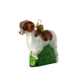 Old World Christmas Brittany Spaniel Tree Ornament