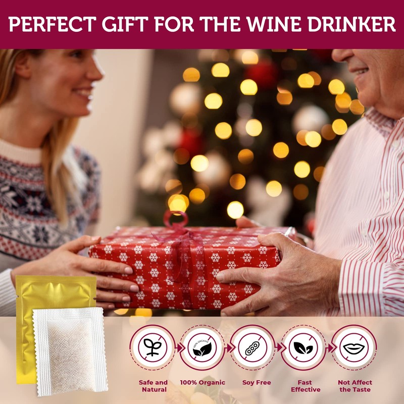 WeThinkeer Wine Filter, 12 Pack Wine Filters for Histamines and