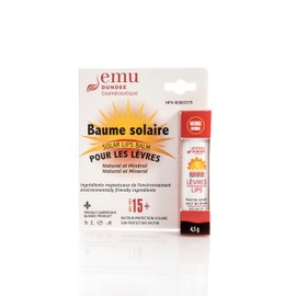 Emu Dundee | Solar lips balm | SPF 15+ | Natural and mineral | Helps prevent lips sunburn | Environmentally friendly ingredients | Handmade in Canada | NPN80069379 | 4.5g